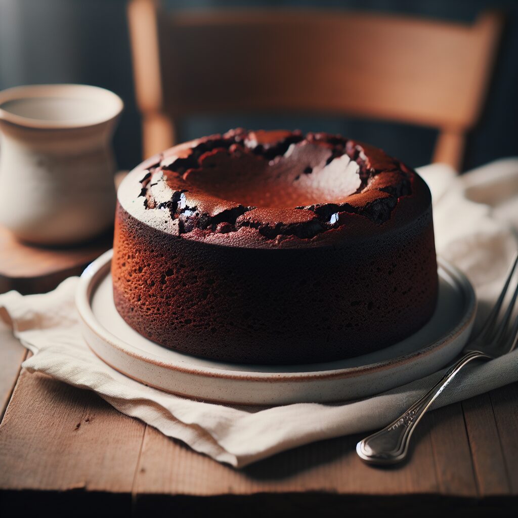 torta senza glutine al cioccolato e malto per dolci robusti