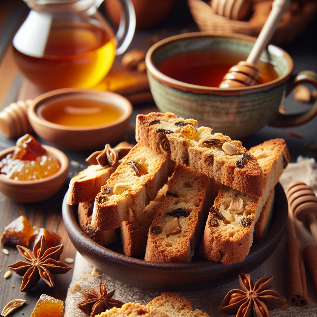 biscotti senza glutine al tè chai e miele per snack aromatici