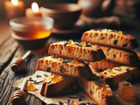 biscotti senza glutine al tè nero e miele per merende rilassanti e dolci