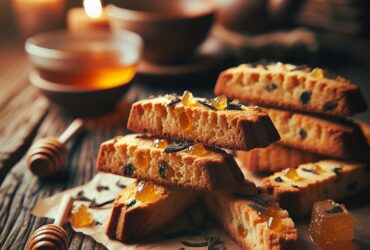 biscotti senza glutine al tè nero e miele per merende rilassanti e dolci