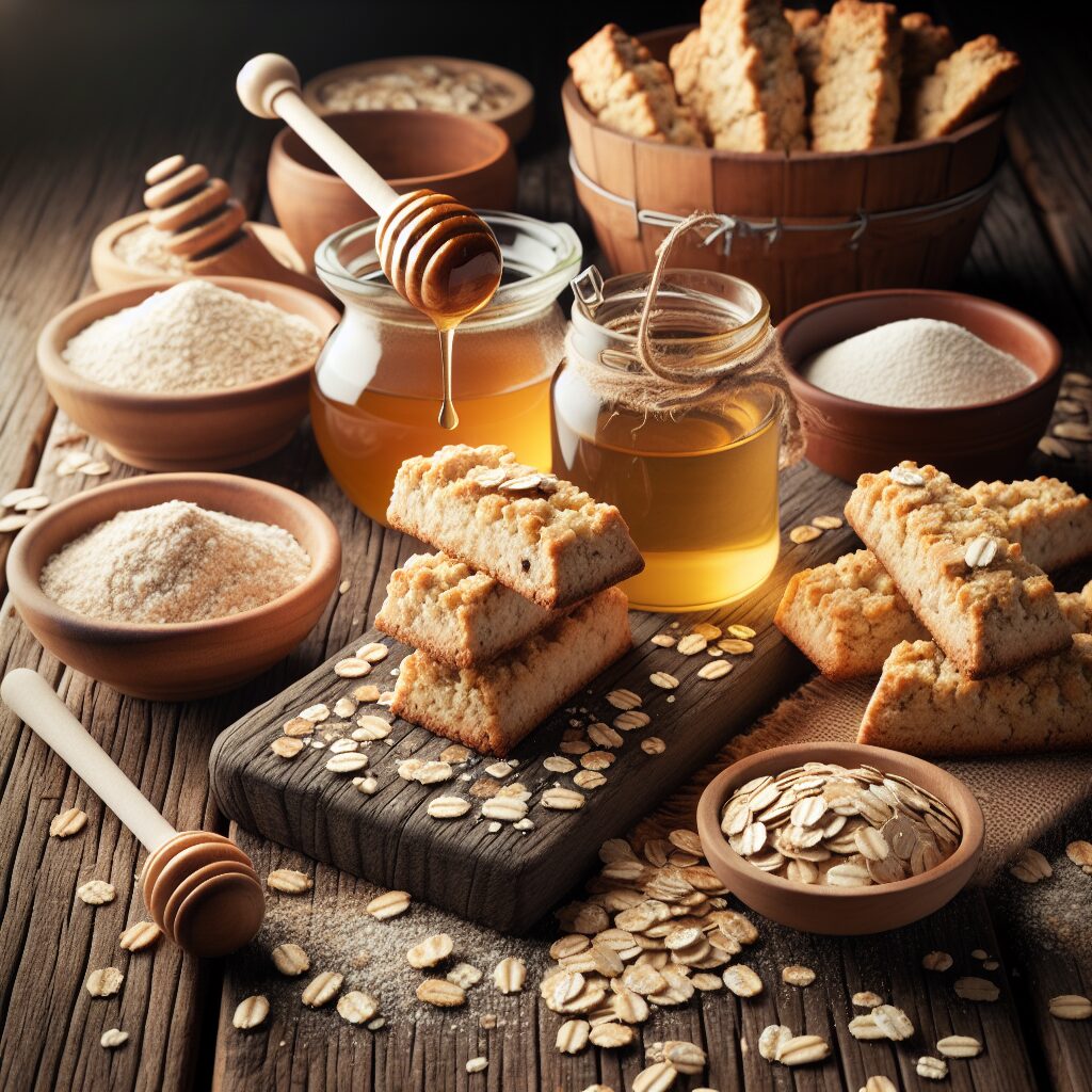 biscotti senza glutine alla farina di avena e miele per merende nutrienti