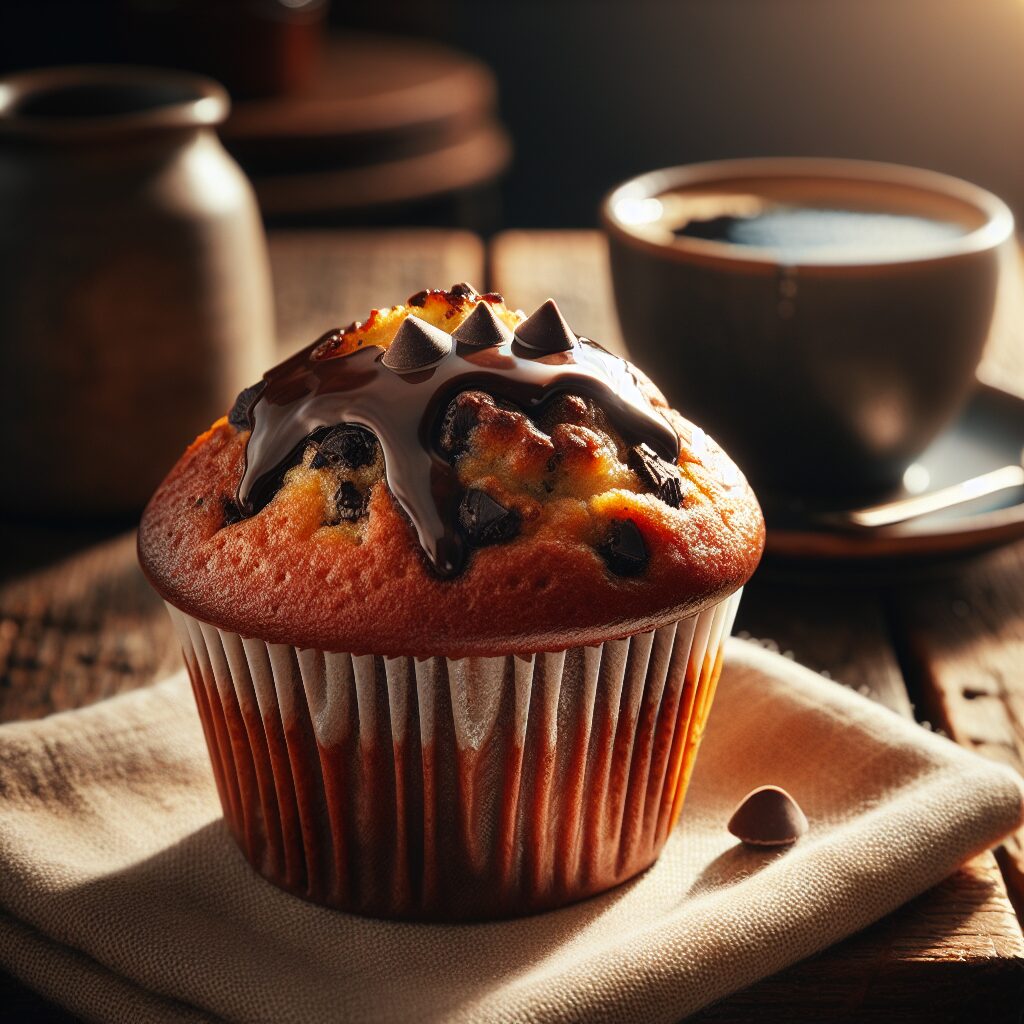 muffin senza glutine al cioccolato e banana per colazioni golose