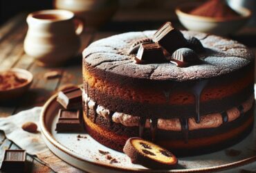 torta senza glutine al cioccolato e amaretto per un dessert ricco e aromatico