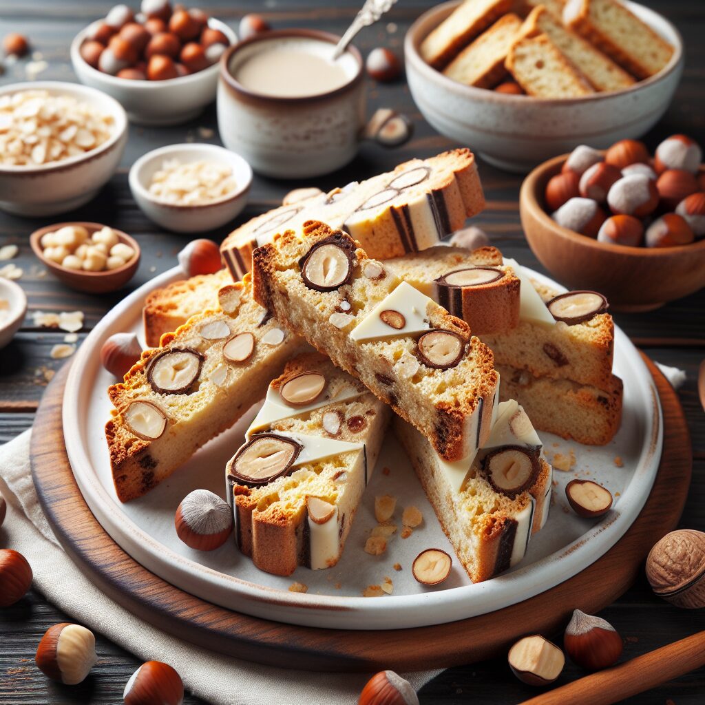 biscotti senza glutine al cioccolato bianco e nocciole per merende chic