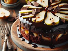 torta senza glutine al cioccolato e pere per un dolce equilibrio tra dolcezza e fruttato