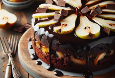 torta senza glutine al cioccolato e pere per un dolce equilibrio tra dolcezza e fruttato