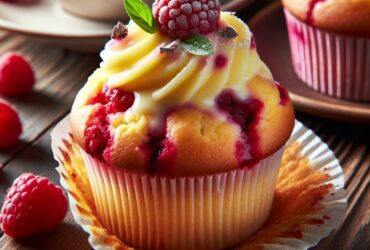 muffin senza glutine ai lamponi e crema pasticcera per un dolce piacere in ogni morso