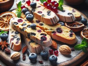 biscotti senza glutine alla vaniglia e ribes per snack leggeri e fruttati