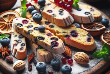 biscotti senza glutine alla vaniglia e ribes per snack leggeri e fruttati