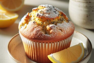 muffin senza glutine al limone e semi di chia per una colazione salutare e rinfrescante
