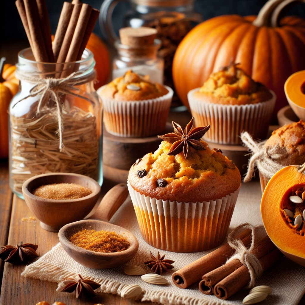 muffin senza glutine alla zucca e spezie per un'autentica atmosfera autunnale