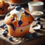 muffin senza glutine ai mirtilli e yogurt per una colazione salutare e gustosa