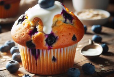 muffin senza glutine ai mirtilli e yogurt per una colazione salutare e gustosa