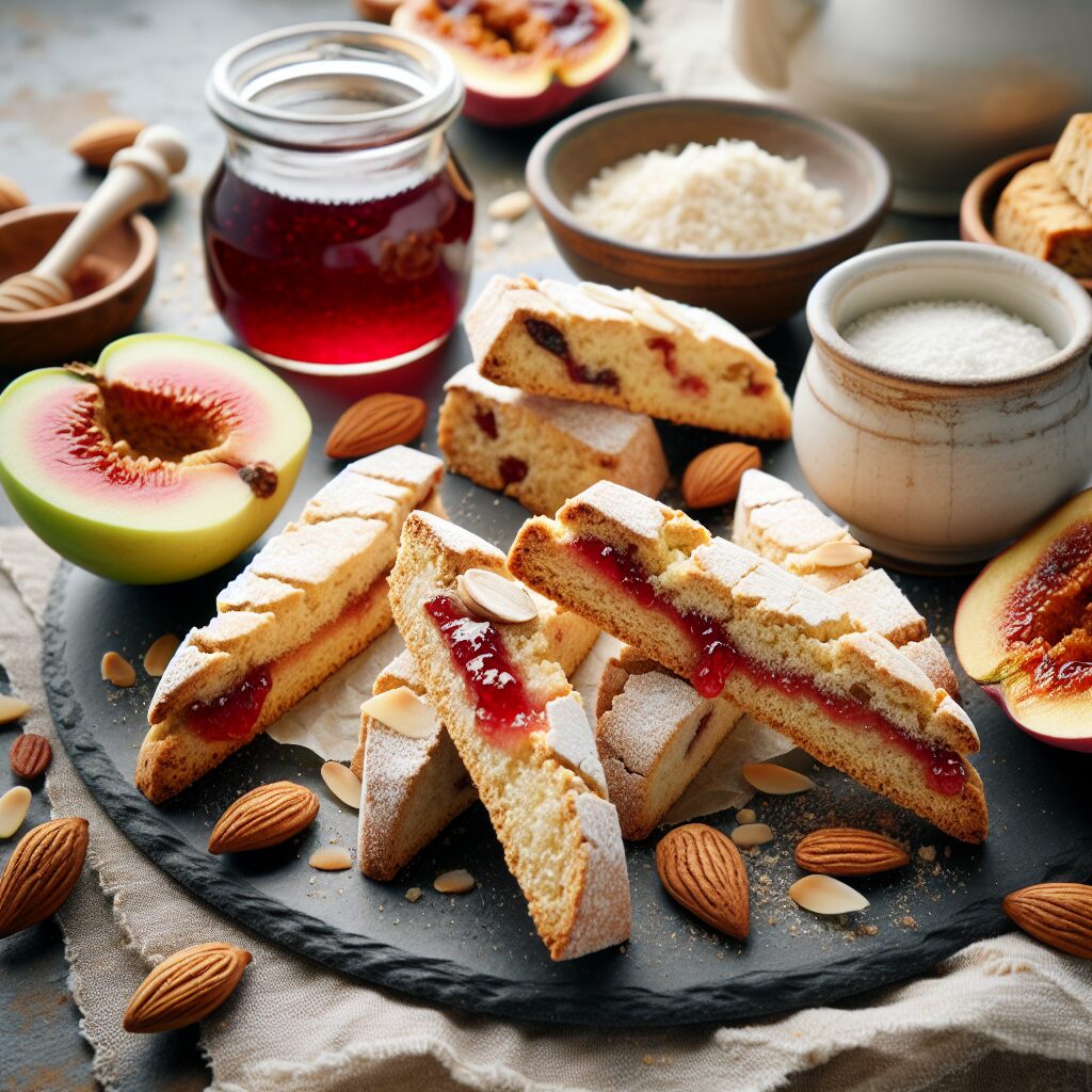 biscotti senza glutine alla farina di riso e marmellata per merende casalinghe