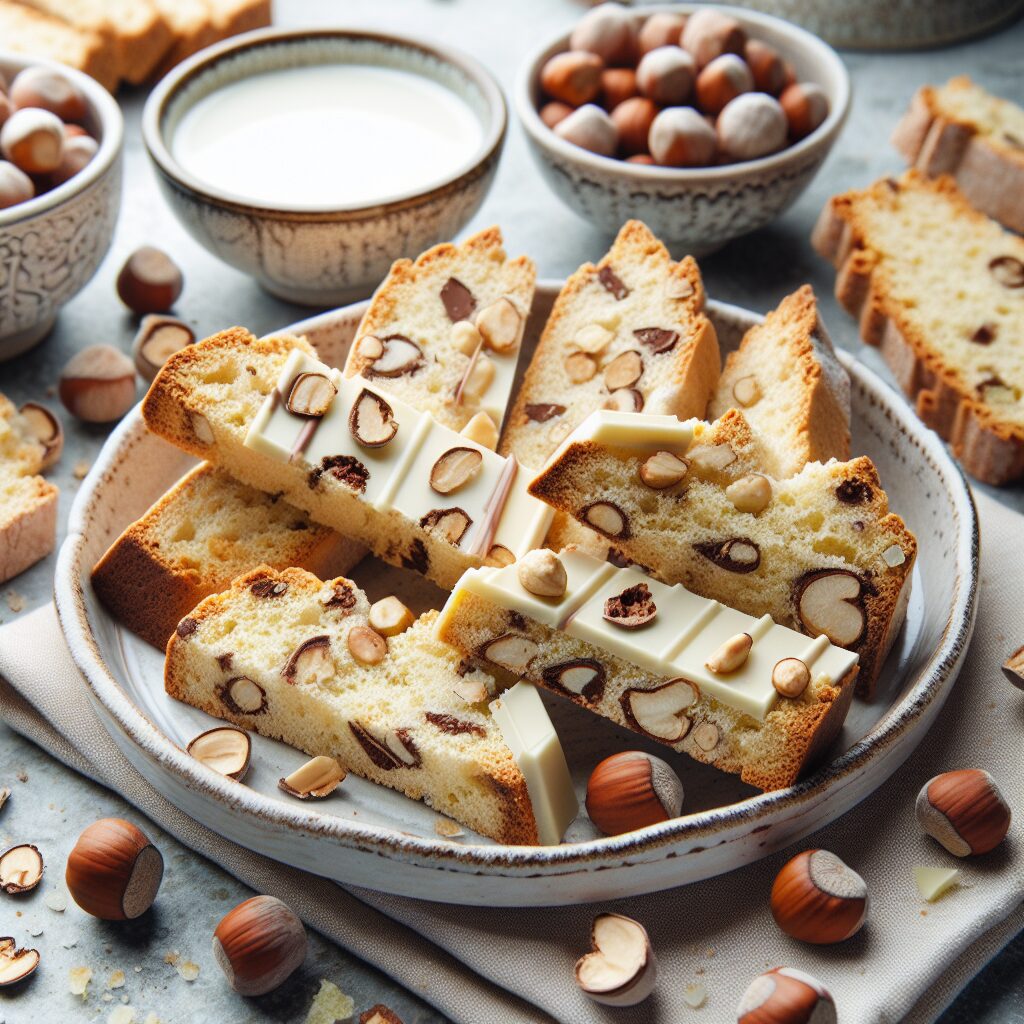 biscotti senza glutine al cioccolato bianco e nocciole per merende chic