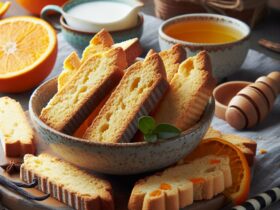 biscotti senza glutine alla vaniglia e arancia per merende dolci e profumate