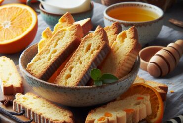 biscotti senza glutine alla vaniglia e arancia per merende dolci e profumate