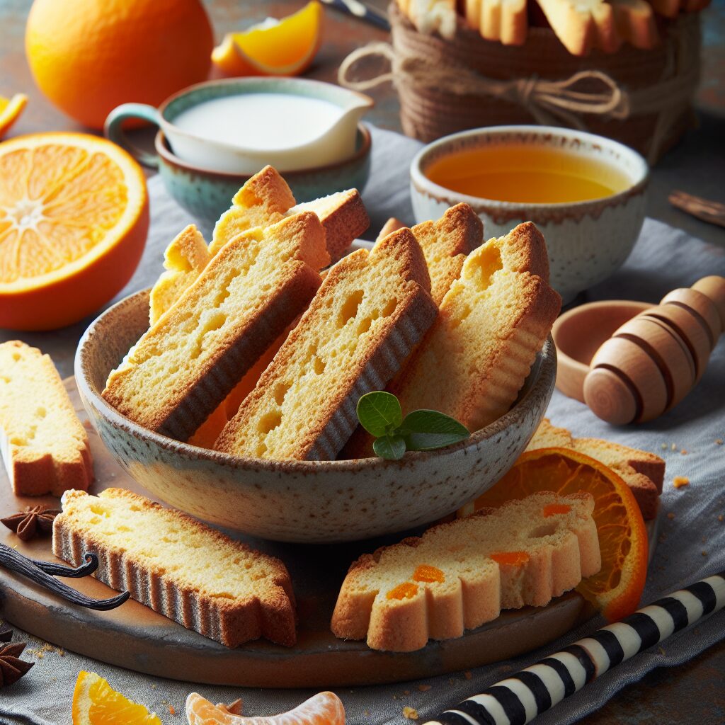 biscotti senza glutine alla vaniglia e arancia per merende dolci e profumate