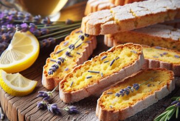 biscotti senza glutine al limone e lavanda per uno snack leggero e aromatico