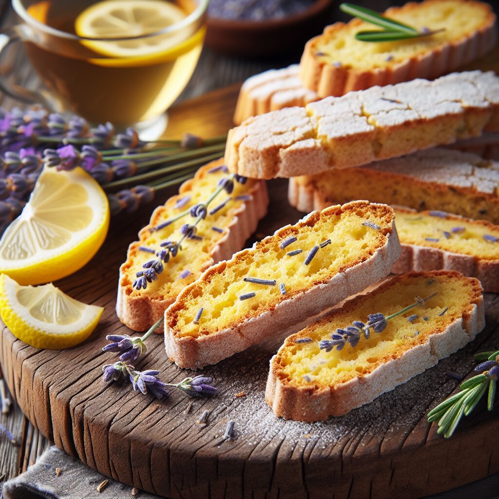 biscotti senza glutine al limone e lavanda per uno snack leggero e aromatico