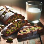 biscotti senza glutine al pistacchio e cioccolato per snack pomeridiani