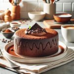 torta senza glutine al cioccolato e caffè per dolci energizzanti