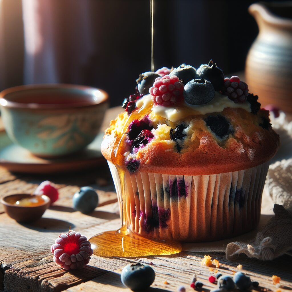 muffin senza glutine ai frutti di bosco e crema di formaggio per colazioni golose