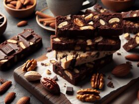 biscotti senza glutine al cioccolato e noci pecan per merende sostanziose