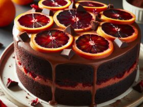 torta senza glutine al cioccolato e arancia sanguinella per dolci invernali