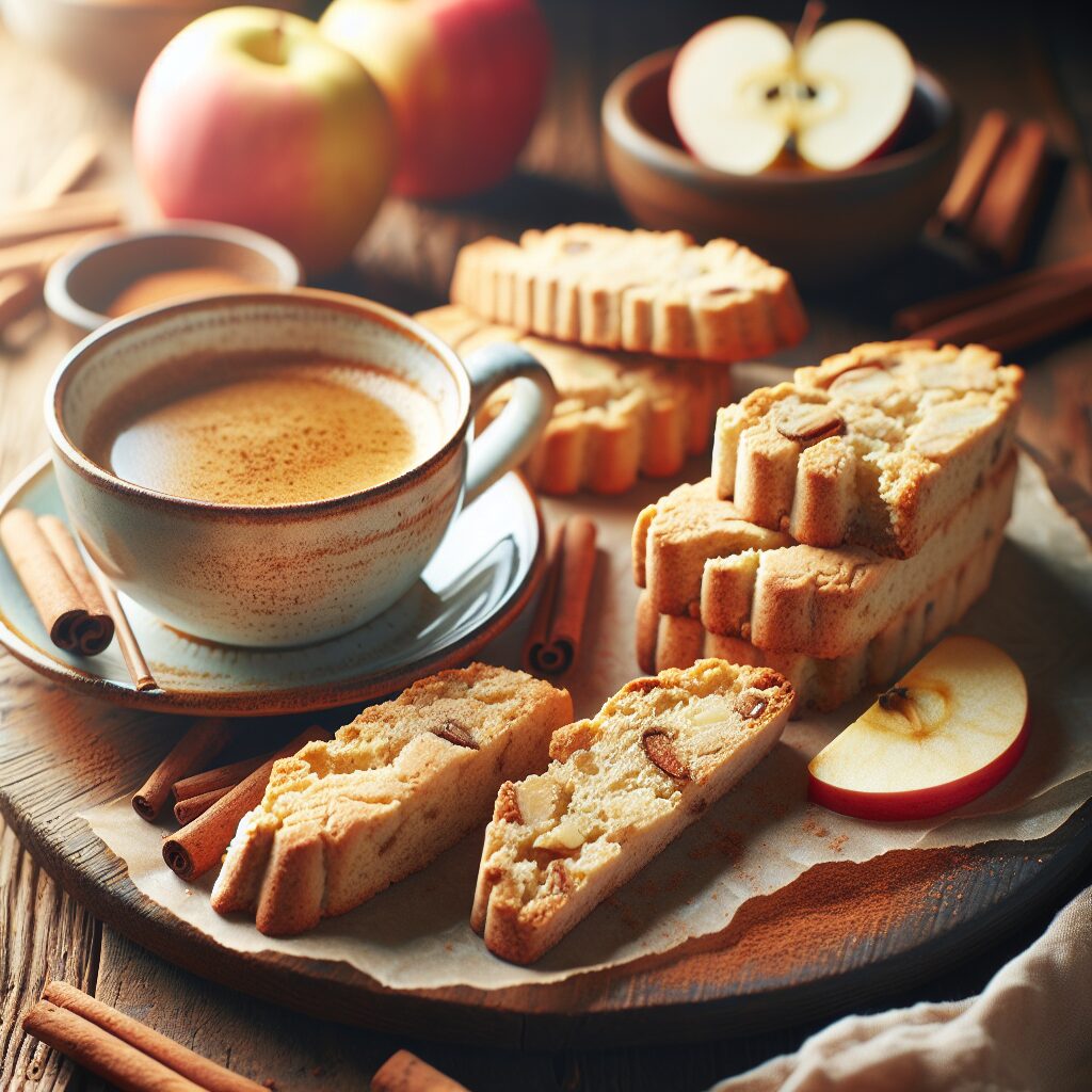 biscotti senza glutine alla cannella e mela per colazioni confortevoli