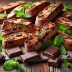 biscotti senza glutine al cioccolato e menta per snack rinfrescanti