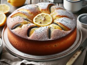 plumcake senza glutine al limone e semi di papavero per colazioni