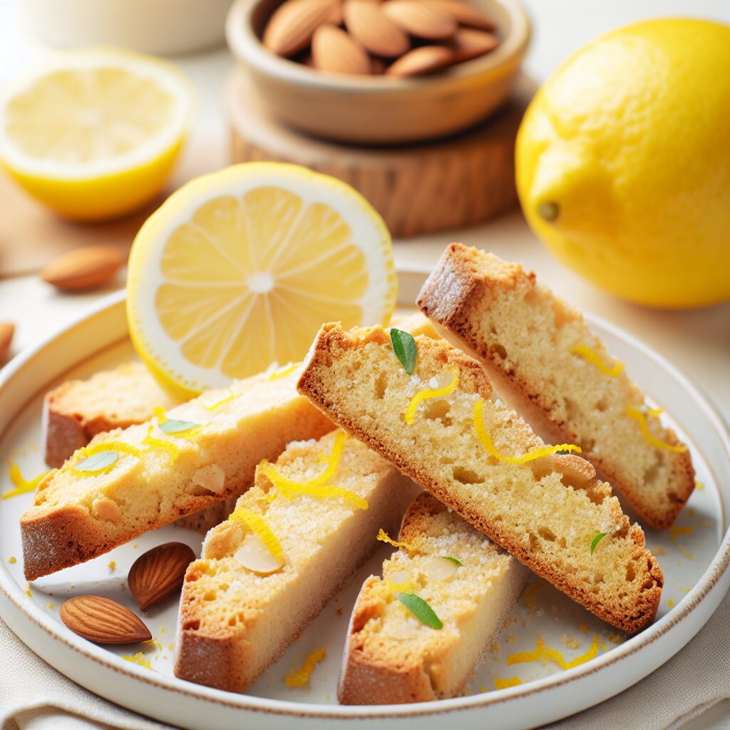 biscotti senza glutine alla farina di mandorle e limone per dolci leggeri