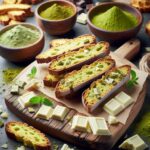 biscotti senza glutine al tè matcha e cioccolato bianco per merende originali