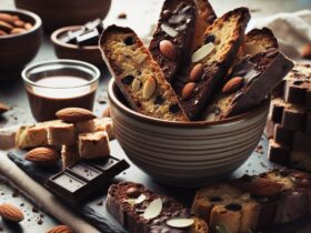 biscotti senza glutine al cioccolato e mandorle per snack ricchi