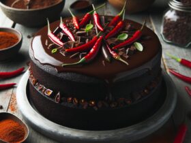 torta senza glutine al cioccolato fondente e peperoncino per un dessert audace e speziato