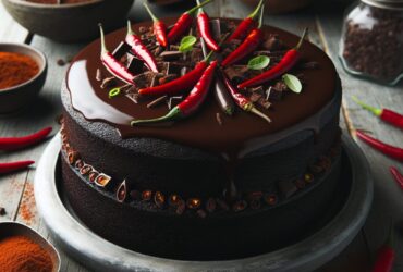 torta senza glutine al cioccolato fondente e peperoncino per un dessert audace e speziato