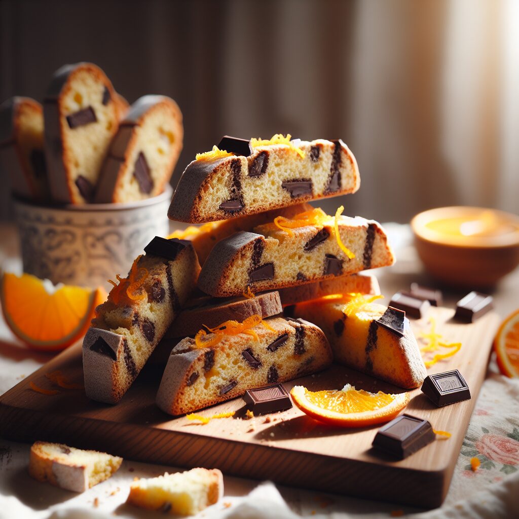 biscotti senza glutine al cioccolato e arancia per uno snack dolce e agrumato