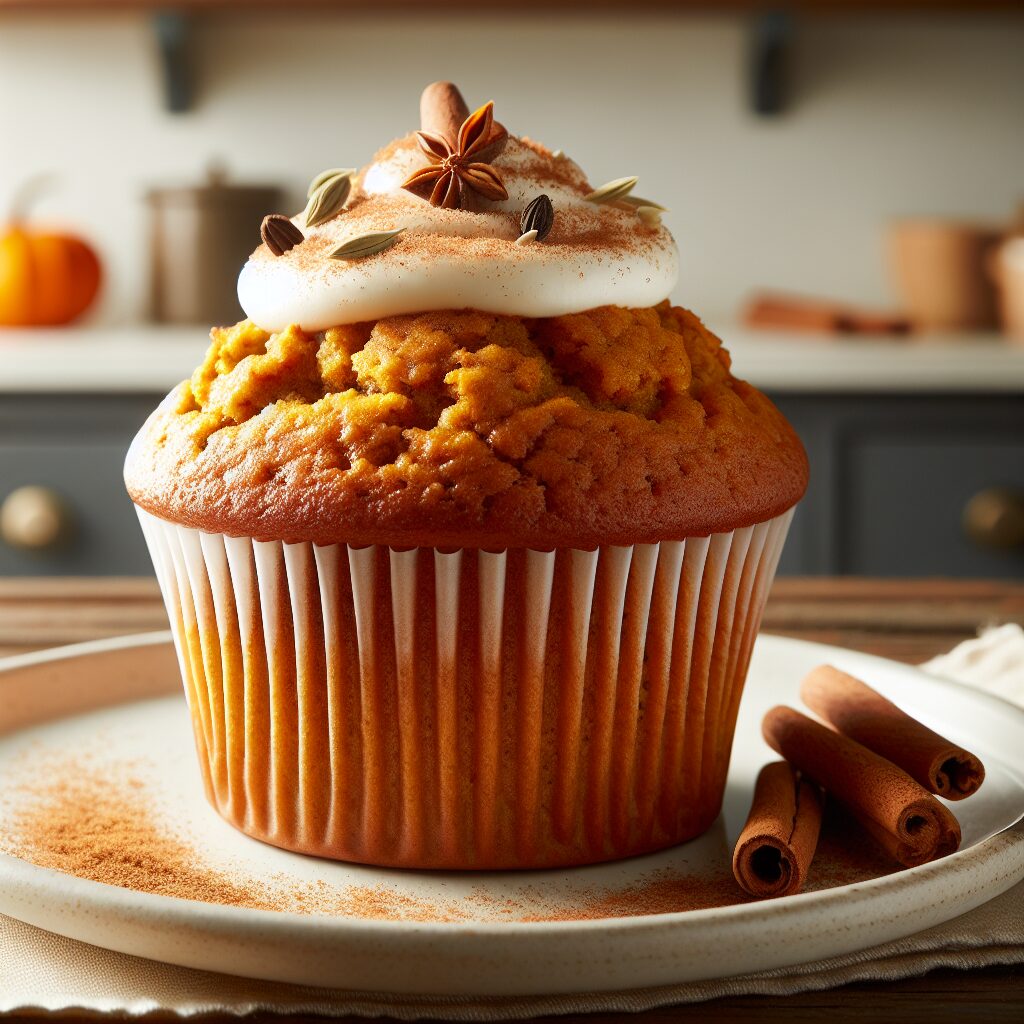 muffin senza glutine alla zucca e spezie per colazioni speziate