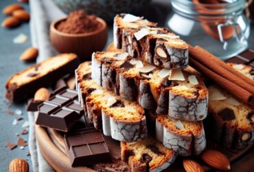 biscotti senza glutine alla farina di mandorle e cioccolato per uno snack dolce e ricco