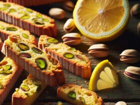 biscotti senza glutine al pistacchio e limone per snack eleganti