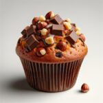 muffin senza glutine al cioccolato e nocciole per colazioni ricche