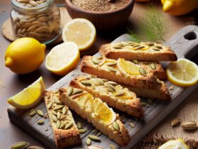 biscotti senza glutine al limone e semi di finocchio per snack aromatici