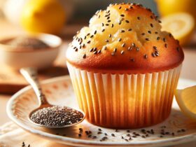 muffin senza glutine al limone e semi di chia per colazioni salutari e rinfrescanti