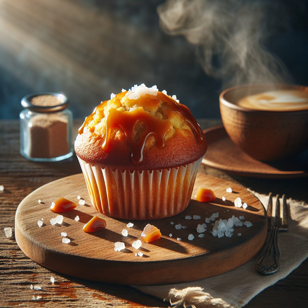 muffin senza glutine al caramello salato per colazioni golose