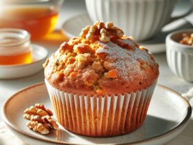 muffin senza glutine alla carota e noce per colazioni nutrienti