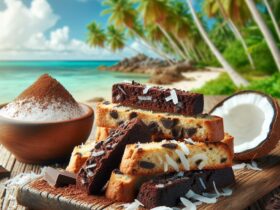 biscotti senza glutine al cioccolato e cocco per uno snack goloso e tropicale