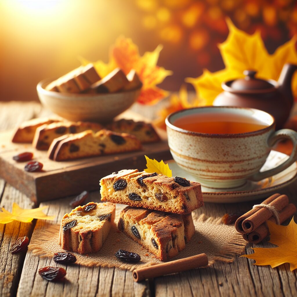 biscotti senza glutine alla cannella e uvetta per merende autunnali