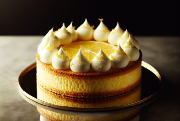 torta senza glutine al limone e crema al mascarpone per un fine pasto elegante