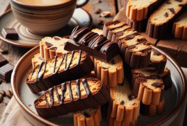 biscotti senza glutine alla vaniglia e cioccolato per uno snack classico e senza tempo